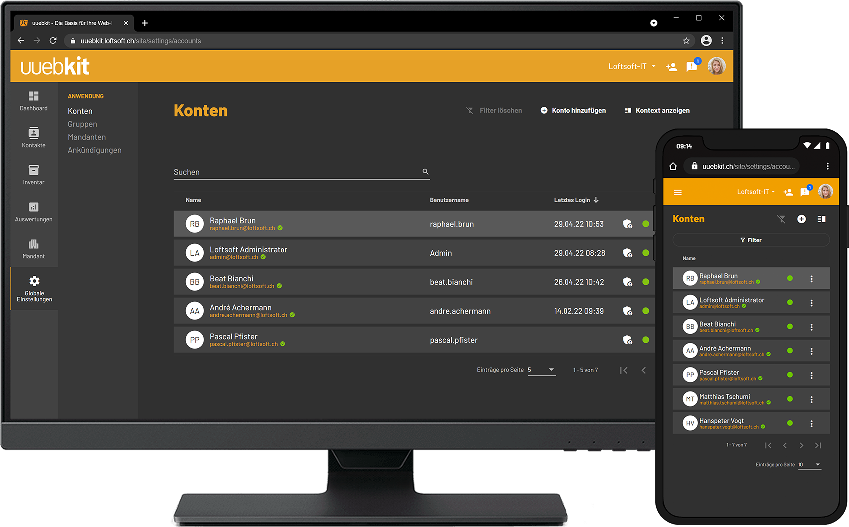 Loftsoft IT GmbH Baden | Web-Anwendungen